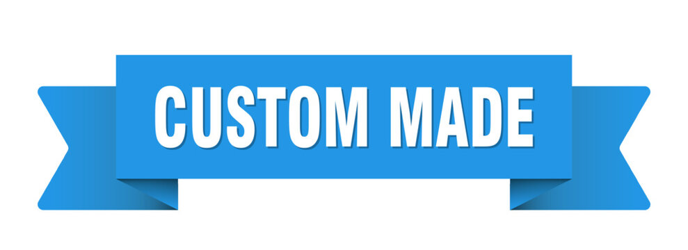 custom made ribbon isolated on transparent background. custom made ribbon