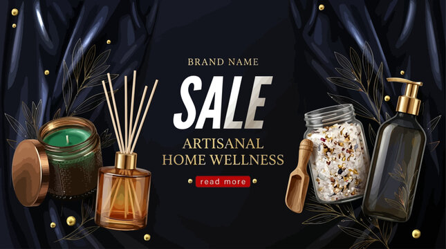 Artisanal Home Wellness Collection Indulge in Luxurious Spa Essentials for Relaxation and Self-Care