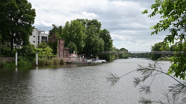 Fulda River in Kassel