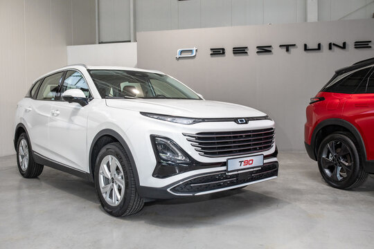Poland, Stalowa Wola - 28 May 2026: Bestune T90 &ndash; a mid-range SUV produced under the Chinese brand Bestune. Chinese car. Bestune - automotive marque owned by the Chinese automaker FAW Group.