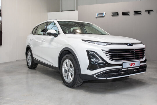 Poland, Stalowa Wola - 28 May 2026: Bestune T90 &ndash; a mid-range SUV produced under the Chinese brand Bestune. Chinese car. Bestune - automotive marque owned by the Chinese automaker FAW Group.