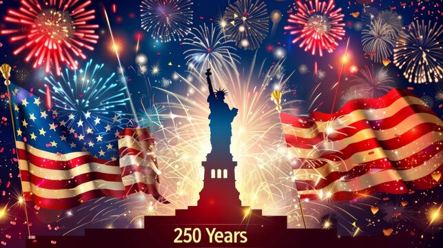 USA Semiquincentennial 2026 &ndash; 250 Years of American Independence, USA 250 Years of Freedom