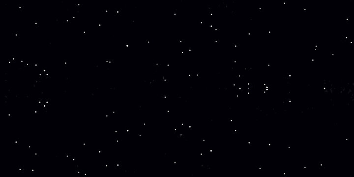 Starry Night Sky Illustration With Scattered White Points