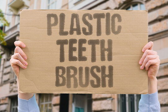 "Plastic teeth brush" Synthetic bristles shed microfibers. MICROPLASTIC. HEALTH. MOUTH. INGEST. HYGIENE.