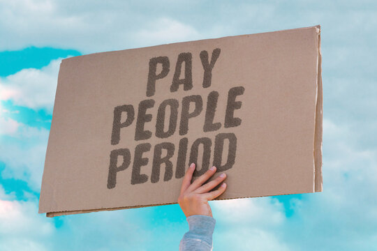 "Pay people period" Unconditional cash with no strings. UBI. INCOME. BASIC. UNIVERSAL. DIGNITY.