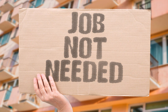 "Job not needed" Income decoupled from employment. UBI. INCOME. WORK. UNEMPLOYMENT. FREEDOM.