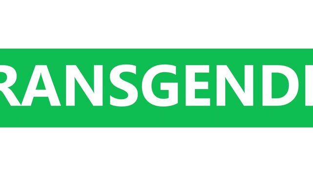 Transgender Green Screen Text Animation