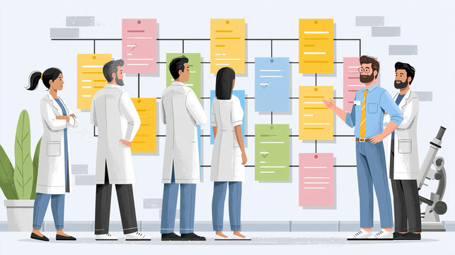 Scientists Teamwork and Collaboration in Medical Research: Innovation Strategy Using Charts and Diagrams for Effective Problem-Solving in a Multidisciplinary Lab Setting