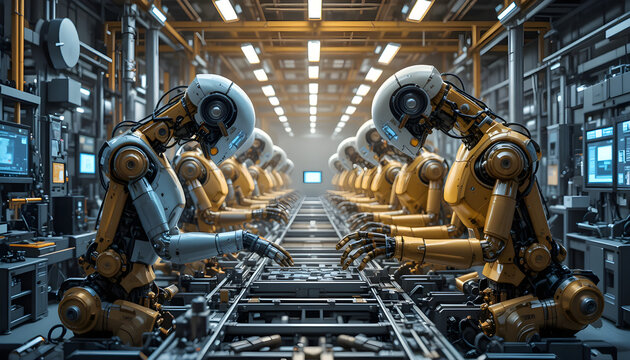 Industrial Robotics and Smart Factory Automation Technology