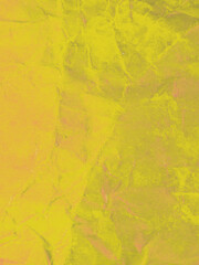 Naklejka premium Yellow and green abstract grunge texture with soft stains, rough surface details, subtle grain, and weathered color transitions for design background.