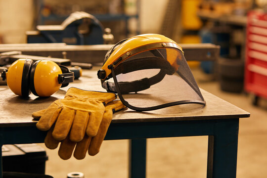 Personal protective equipment for safe work in a workshop setting