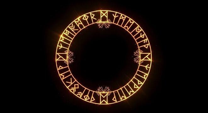 Engraved Ancient Circular Seal with Religious Inscription on Transparent Background