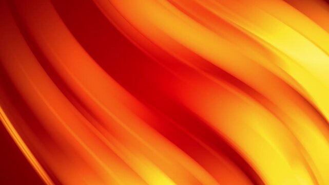 Dynamic abstract background with vibrant orange and red flowing waves creating a sense of energy and movement