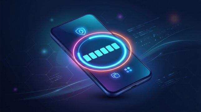 Smartphone screen features authenticator app displaying a security code as part of cybersecurity training and awareness for users