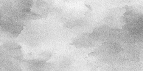 Fototapeta premium Monochromatic watercolor texture with soft, abstract washes of grey and white, resembling a cloudy sky or marbled paper, perfect for subtle backgrounds.