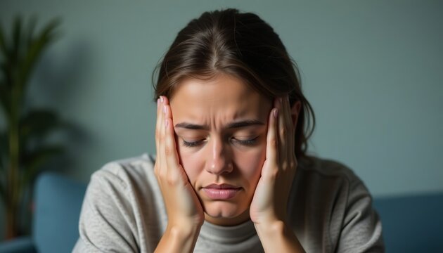 Symptoms Of Mental Disorders Depiction. Generalized anxiety