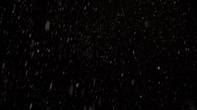 This snowy spectacle unfolds as snowflakes gently fall from the sky, creating a stunning contrast against the darkness. Each flake adds to the enchanting winter atmosphere