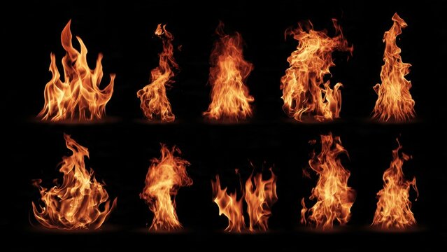 Dynamic Fire Flames Collection