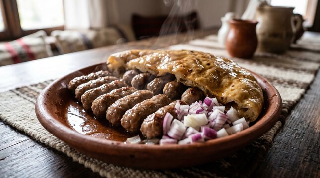 Authentic Travnicki Cevapi with Spiced Broth Glaze