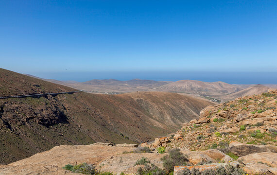 Ausblick vom Mirador de Las Pe&ntilde;itas, Fuerteventura