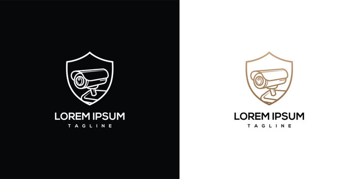Security Camera Logo Design Template