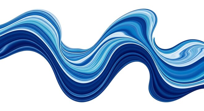 Abstract blue fluid motion dynamic swirls texture.