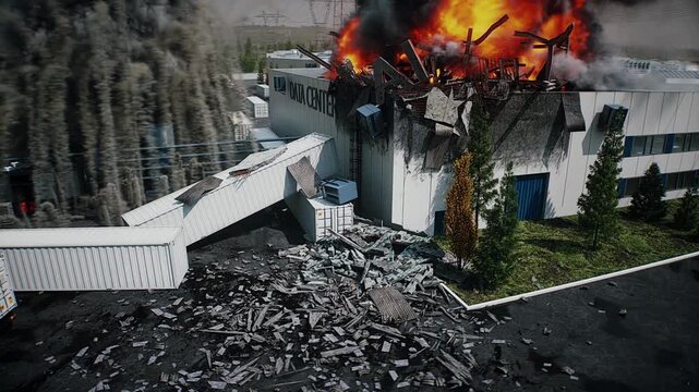 Explosion and Fire at Data Center, Anti-AI Protest and Public Backlash Against Artificial Intelligence.