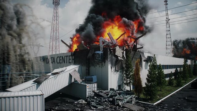 Explosion and Fire at Data Center, Anti-AI Protest and Public Backlash Against Artificial Intelligence.