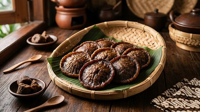 Traditional Indonesian Kue Cucur Snacks