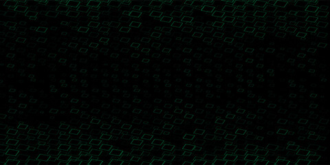 Fototapeta premium Neon Green Dot Matrix Texture on Black Background with Modern Tech Atmosphere creative graphic design eps10
