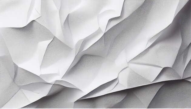 Minimalist Crumpled White Paper Texture Background Clean Abstract Paper Backdrop For Modern Design Subtle White Paper Texture N Minimal Background Generative Ai