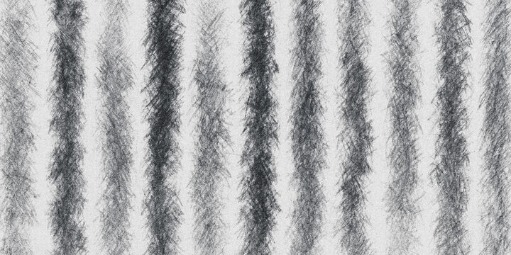 Vertical pencil strokes pattern grayscale sketch texture on white background