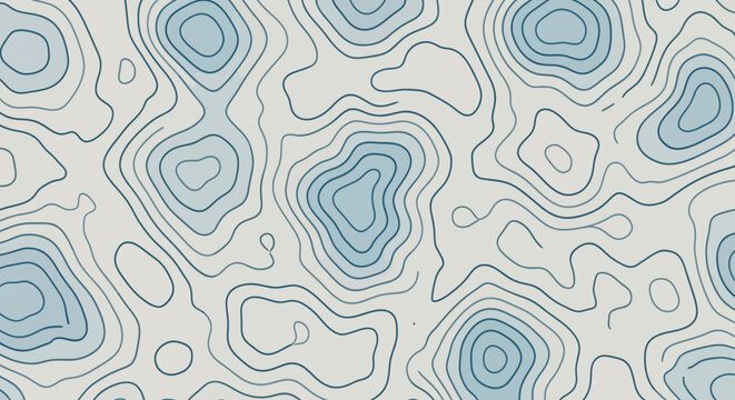 Topographic Map Pattern Abstract Background