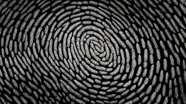 Organic fingerprint pattern with Procreate brush, seamless abstract texture, hand-drawn digital design, flowing lines and soft irregular shapes, minimal artistic style, modern illustration concept