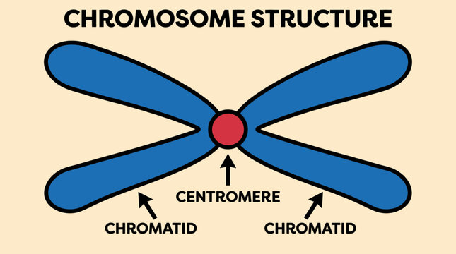 Chromosome Structure Chromatid and Centromere
