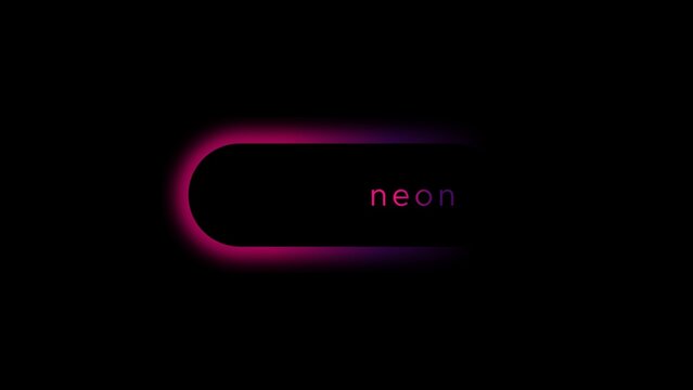 Modern neon pink glowing rounded frame abstract background with abstract futuristic background technology backdrop electric presentation template identity