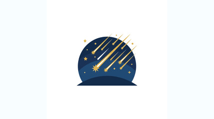 Falling Stars Meteor Shower Night Sky Celestial Event © sumi yati
