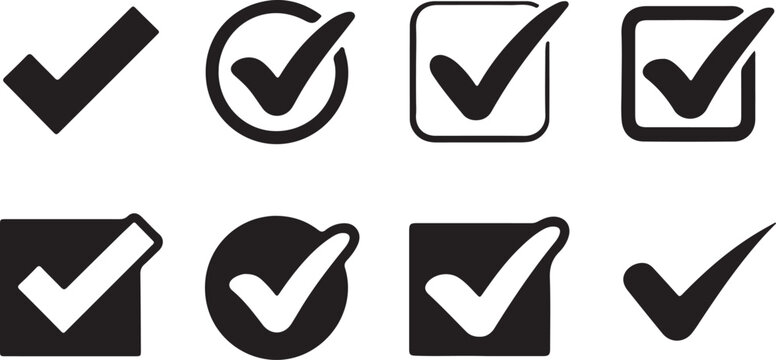 Checklist icons for task management and productivity apps