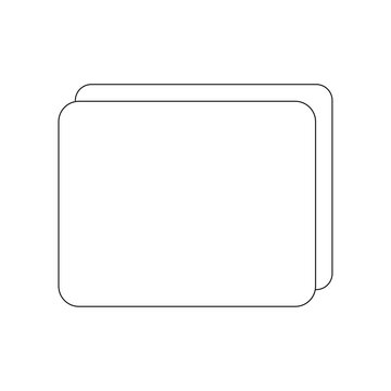 Folder App Icon, File Storage Management Line Symbol / フォルダアプリアイコン ファイル管理 保存 シンボル