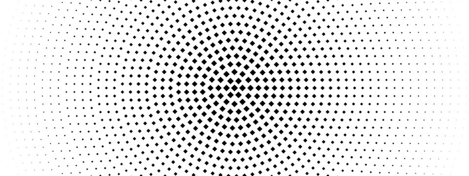Pattern diamond rhombus with halftone background square for arrow texture dot. Triangle gradation half with gradient star seamless for black effect lattice. Horizontal falling rhomboid.