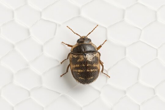 Detailed Close-Up of a Beetle: Fascinating Insect with Unique Features and Behavior