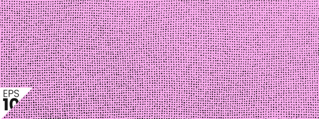 Fototapeta premium Halftone texture overlay and pink emo core manga with superhero chess brutalism. Material creative scanner and clipart hipster hal with back grunged halftone messy. Black and white abstract paper.