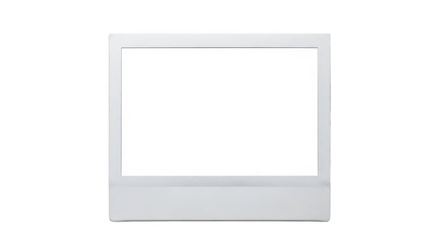 Minimalist flat-screen television display outline