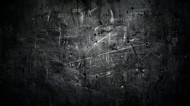 Dark grunge texture background with scratches and scuffs