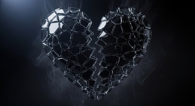 Black and white tangled lines pattern