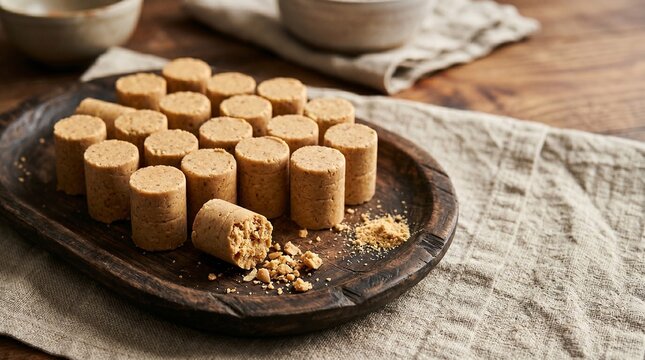 Authentic Brazilian Pacoca Ground Peanut Candy Bars