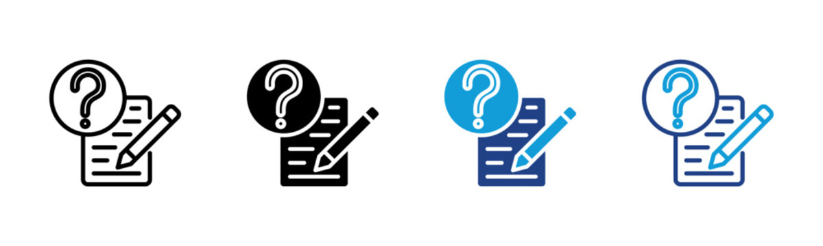 Request Quote Web icon with multiple style collection