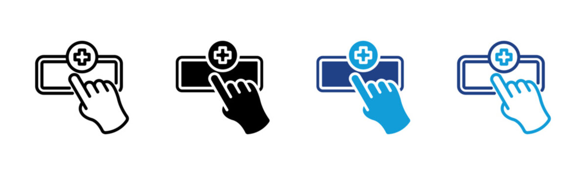 Sign Up Web icon with multiple style collection