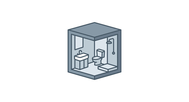Small bathroom interior with toilet sink.