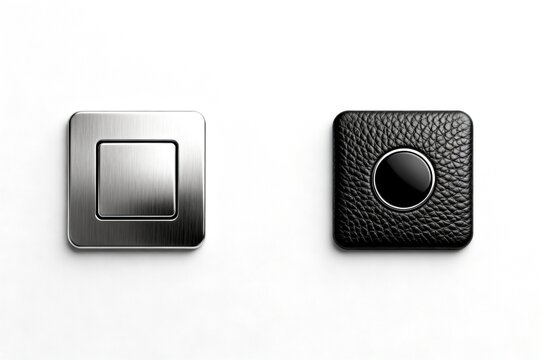 Modern Toggle Switches: Metal and Leather Designs